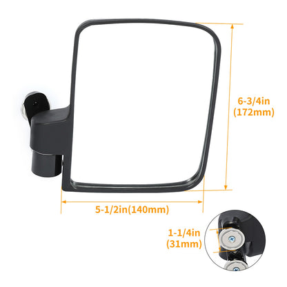 Pair Rated Magnet Tractor Side Mirror LH & RH 220lb Fit For Kubota John Deere