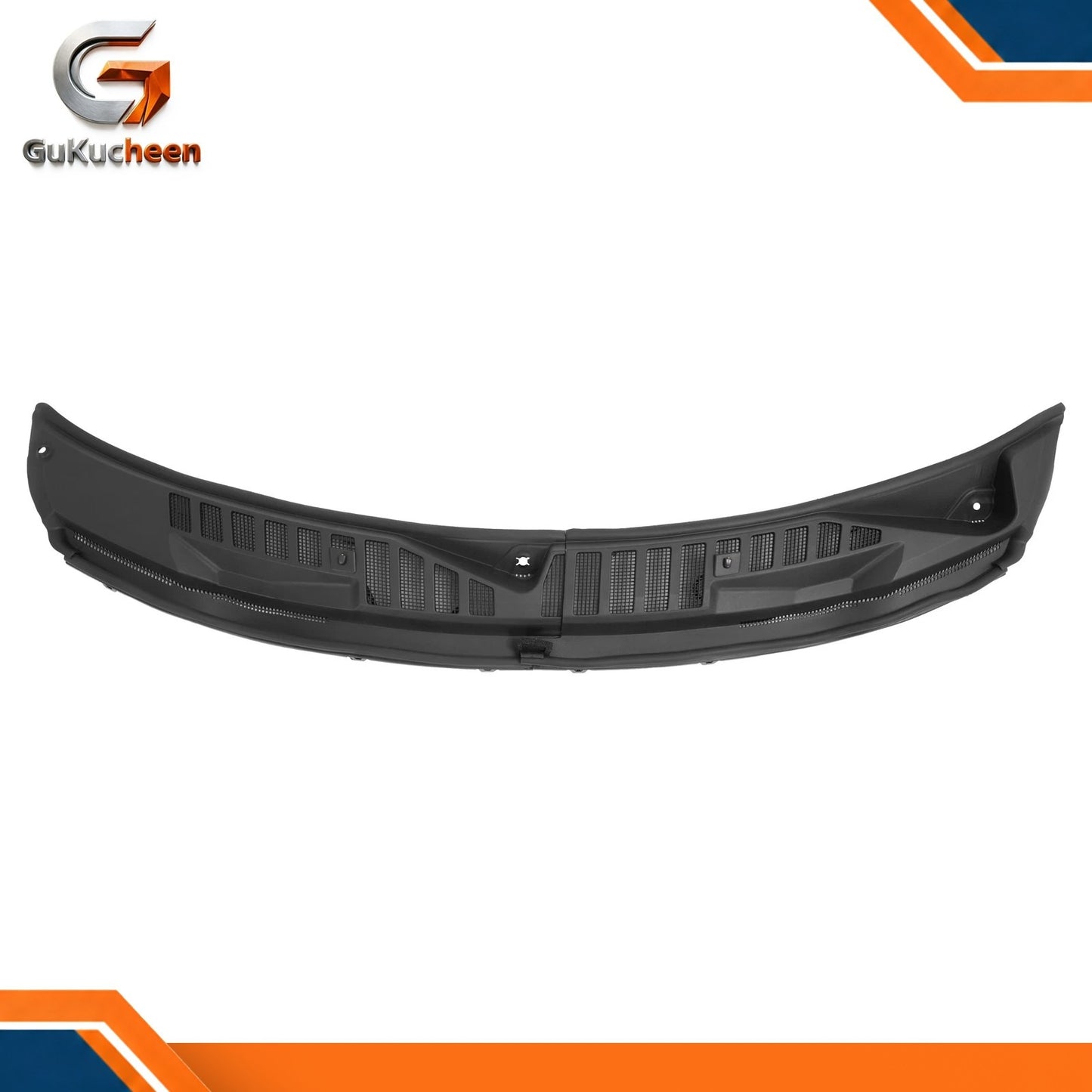 Windshield Wiper Cowl Panel Grille Set For 2017-2022 Ford F250 F350 F450 F550