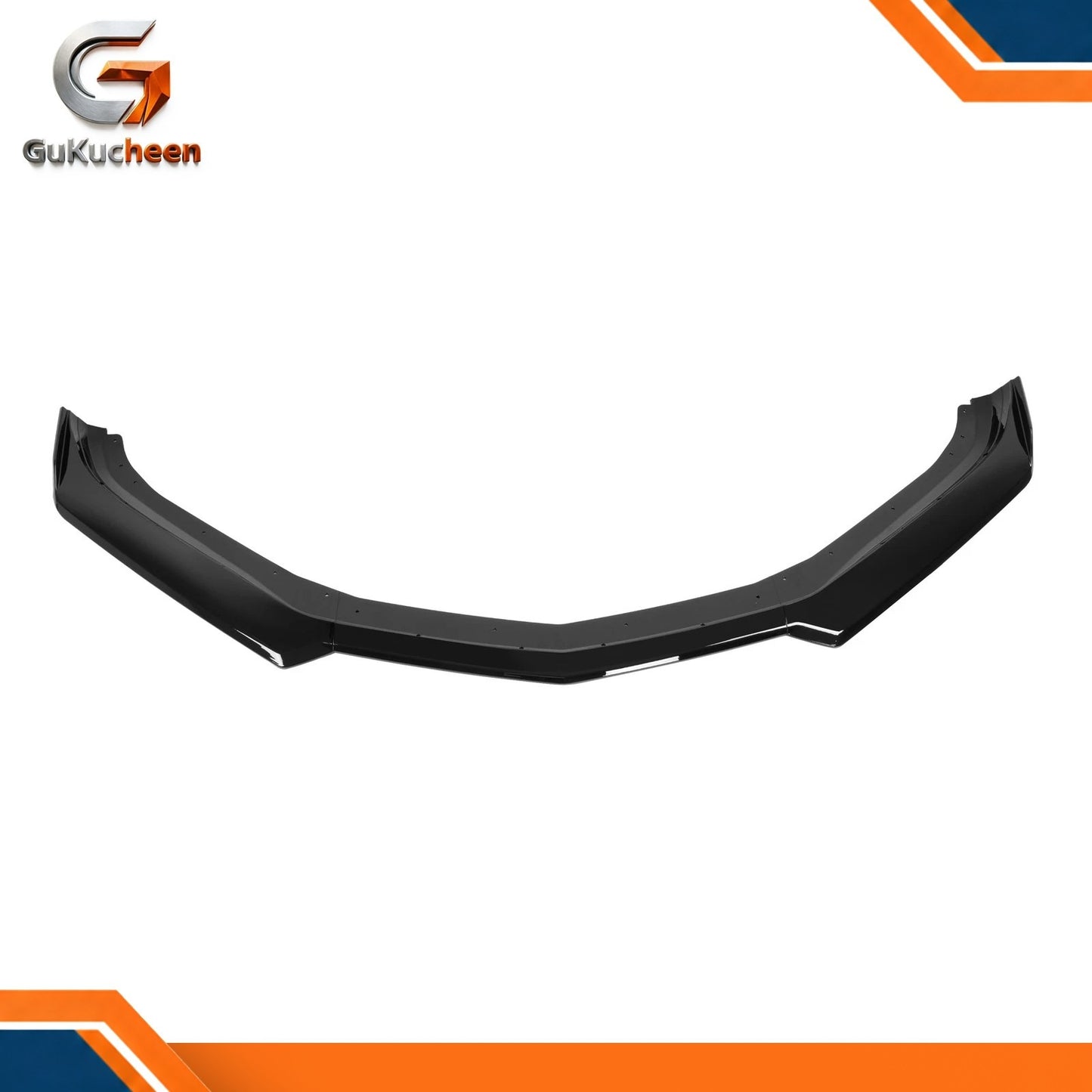 For 16-24 Camaro SS LS LT RS Gloss Blk Front Bumper Lip Splitter Spoiler