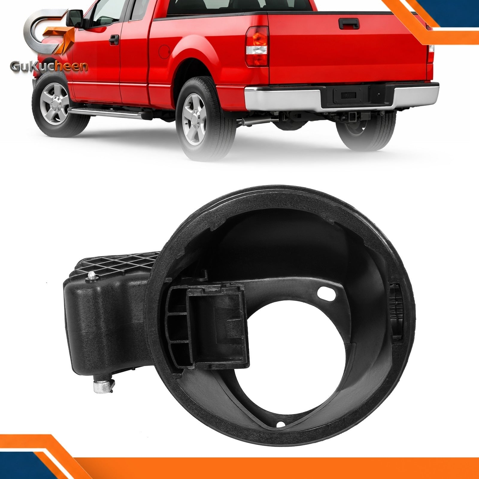 New Fuel Filler Door Cap Housing W/ Hinge For 2004-08 Ford F-150 Lincoln Mark LT