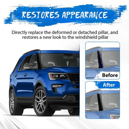 Fit 11-19 Ford Explorer Inner Outer Windshield A-Pillar Molding Trim Right Side